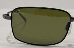Serengeti Siena 7323 Sunglasses Gunmetal / Black Tannery Frame & Green-Grey lens