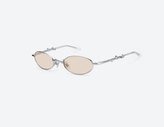 NEW Gentle Monster KARINA Veggie Collection Radi 02(BR) Silver Brown Authentic