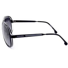 Carrera Men’s 63mm Black White Sunglasses CA1050-S-80S-9O