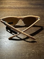 Deb & Dave Fuex Wood Men’s Women’s Sunglasses NEW