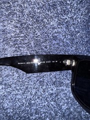 Ray-Ban RB0840-S Mega Wayfarer Polarized Sunglasses Black/Gray 52-21 145mm