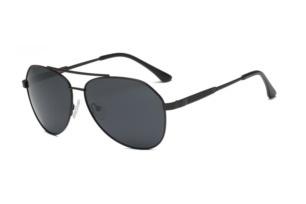 Classic Aviator Unisex Sunglasses Metal Frame With Polarized Lens Fashion Glass