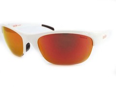 Bolle Chase Polarized Sunglasses White with TNS Fire Mirror CAT.3 Lenses 11359