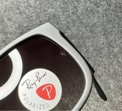 New Ray-Ban Justin RB4165 Matte Black/ Gradient Grey 54mm Sunglasses