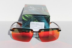 MAUI JIM Laulima POLARIZED Sunglasses RM626-10 Shiny Red Havana/Lava Hawaii NEW