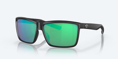 Costa Del Mar Rinconcito Matte Black Green Mirror 580 Glass POLARIZED Lens