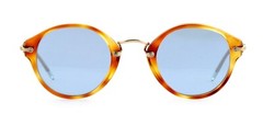 New Old Stock Vintage Glafan 4 OPO 44mm 14KT Gold Tortoise Sunglasses Italy