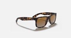 Ray Ban Justin Classic Matte Havana/Brown Gradient Polarized 54 mm Sunglasses