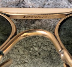 American Optical AO Ful-Vue Green Aviator 1/10 12k GF WWII VTG Sunglasses