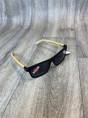 Classic Bamboo Sunglasses with REAL Bamboo Wood Temple Classic Frame