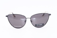 NEW STEVE MADDEN TEASER BLACK FLORAL AUTHENTIC DESIGNER FRAMES SUNGLASSES 58-13