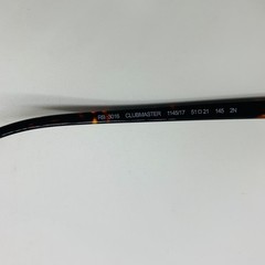 New! Ray-Ban RB3016 Sunglasses Dark Blue Lens, Tortoise Frame Clubmasters