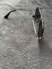 GUCCI GG0062S 003 Gold Green Red Web Aviator Sunglasses 57-17-140 w/ Velvet Case