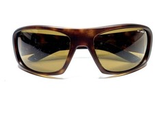 Arnette Rectangular Brown Matte Tortoise Sunglasses Hot Shot 4182 62 17 140