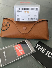 Ray-Ban Sunglasses RB3025 Aviator Gradient Gold Frame Light Brown Lens 58mm