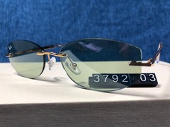 Ray-Ban RB3792 Sunglasses Gold Frame Green Lens 55/17MM 001/2 145MM