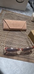 MOLSTA Helen Keller Series Rectangle Full Rim Pink/Gray Gradient UV400