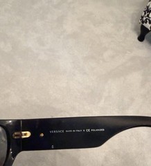 Versace Matte Black Sunglasses Mod.4276 5079/6g Black Frame, Made in Italy