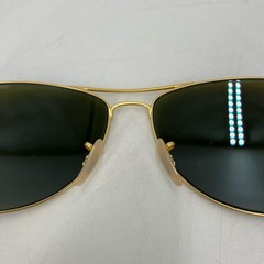 Used RAY BAN Ray Ban COCKPIT sunglasses RB3362 gold Aeon Hiro