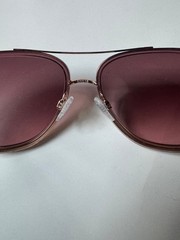Ted Baker Sunglasses, 16mm bridge 140 temple Shiny Gold 57mm Aviator Sunglasses