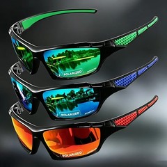New 2025 Polarized Vertex Men AntiGlare Fishing Cycling Driving Sport Sunglasses