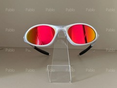 Oakley Mitute 1.0 Silver Rainbow Vintage Sunglasses Gorpcore USA Y2K Avantgarde