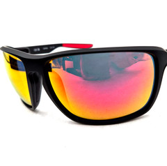 Nike Premier Zone Matte Black Frame Red Mirror Sunglasses IQ9343X 011 – Unisex