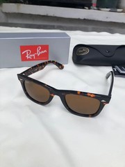 Store Display Rayban Wayfarer Brown Lens Tortoise RB2140 Standard 50mm Large