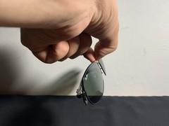 Authentic Ray-Ban RB8313 Aviator Carbon Fibre Polarized G-15 Green 61-13