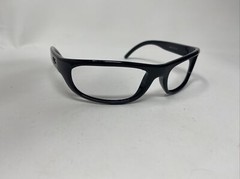 RAY BAN RB 4033 601 GLOSSY BLACK SUNGLASSES ITALY Predator Wrap PD84