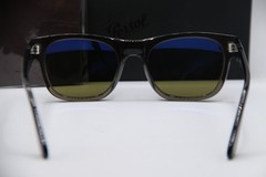 NEW PERSOL P 3269-S 1103/4E SMOKE GREY GREEN AUTHENTIC FRAMES SUNGLASSES 54-20