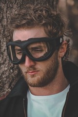 Padded Motorcycle Riding Goggles Over Glasses UV Protective Eyewear