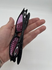 Vintage 90s OAKLEY Minute 2 Black Purple Y2K Gorpcore Sunglasses