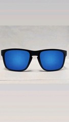 Holbrook Style Black Frames with Dark Blue UV400 Lens Sunglasses Oakley Style