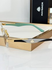 Maybach Rimless Eyeglasses Gold Black Luxury Titanium Optical Frame