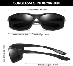 Men’s Sports Sunglasses Polarized UV400 Protection Cycling Running Fishing