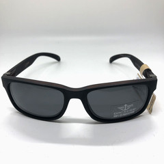 Dockers POLARIZED Sunglasses Matte Black Rubberized 100% UV Protection NWT $34