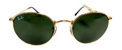 RAY-BAN Sunglasses RB3447 ROUND 50/21/145 Metal 001 ARISTACrystal Green NO CASE