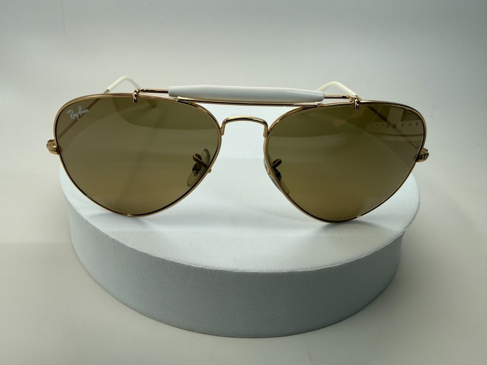 Ray Ban RB3407 Sunglasses, color 001/3K Gold size 58 *BRAND NEW*