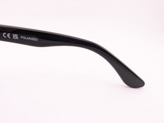 Ray-Ban Sunglasses, Polarized Lenses, RB 4184 601/9A 3P Black, 54-17-145, Brazil