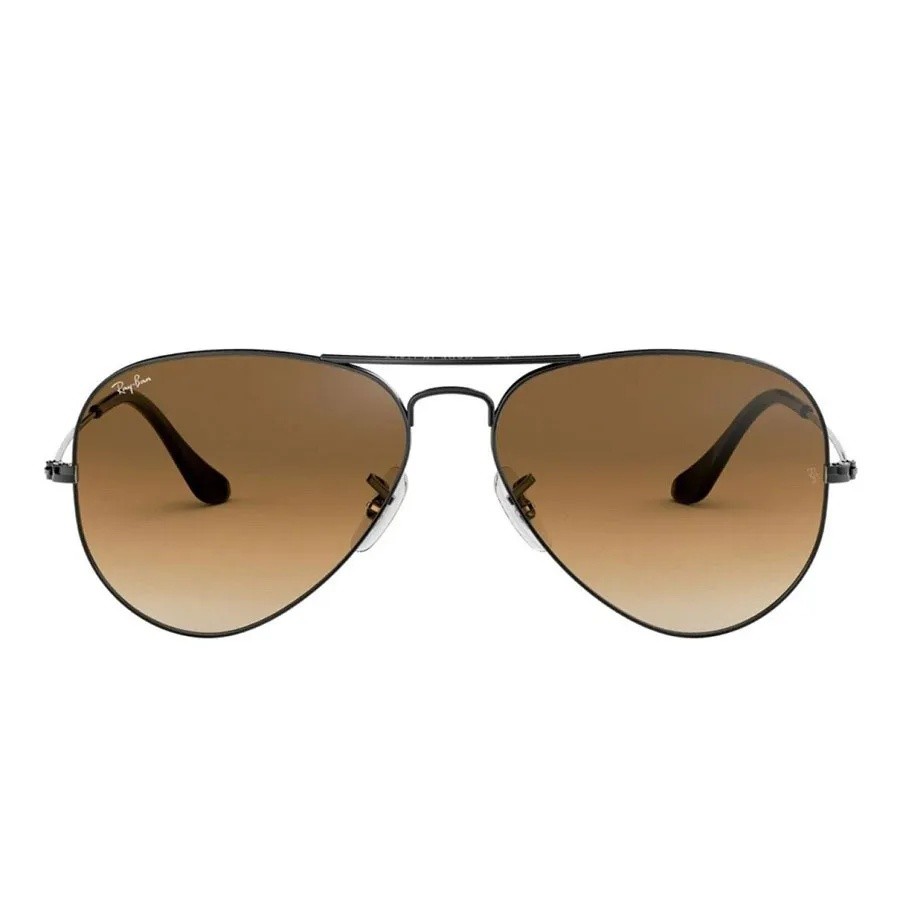 Ray-Ban RB3025 004/51 Gunmetal Aviator Light Brown Gradient Sunglasses 62-14