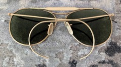American Optical AO Ful-Vue Green Aviator 1/10 12k GF WWII VTG Sunglasses