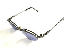 Linea Roma Eyeglasses Magneto 97 Silver w/Clip on Size 44mm Authentic