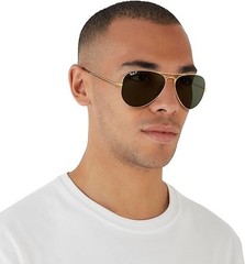 Ray-Ban Aviator Classic Gold /G-15 Green Polarized 58mm Sunglasses RB3025 001/58