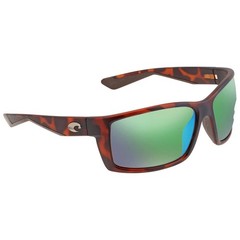Costa Del Mar REEFTON Green Mirror Polarized Glass Men’s Sunglasses RFT 66
