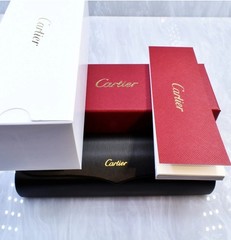 CARTIER® New rimless sunglasses C decor Chocolate Lens CT0271S
