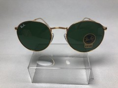 Ray-Ban Sunglasses RB3447 Round Metal Gold Frame Green Classic Lens 50mm Unisex