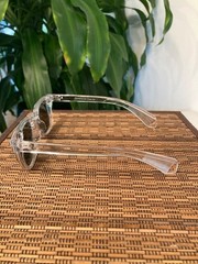 Acetate Frame Polarized Clear Sunglasses (P27476POL/SD) Clear