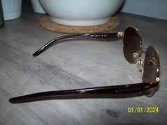 Michael Kors Sunglasses (Authentic-?) Gold Frame MK1007 (Sadie III).