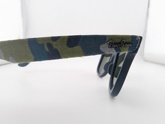 Ray-Ban Sunglasses, Wayfarer RB 2140 6061/40 3N Matte Blue, 50-22-150, Italy